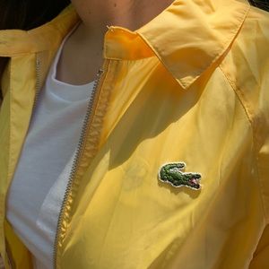 Vintage Lacoste Yellow Windbreaker 💛